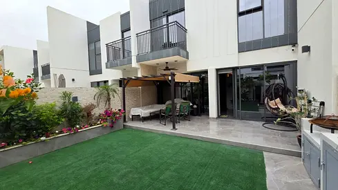 Furnished 3BR + Maid | Private Garden | Single Row