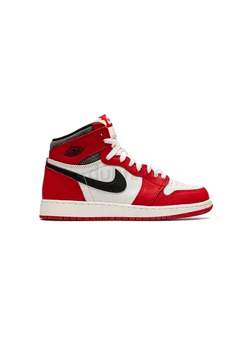Red/White/Black High-Top Sneakers (Jordan 1 style)