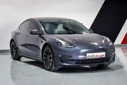 AED 1034/month | 2022 Tesla Model 3  | GCC Specs | Ref#449915