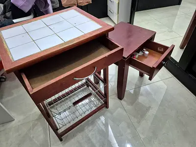 Kitchen cabinet + dispenser stand with drawer