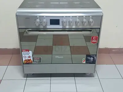 Super General Brand Latest New Model Top Gas , Electric Oven Cooker Range Size 90 X 60cm