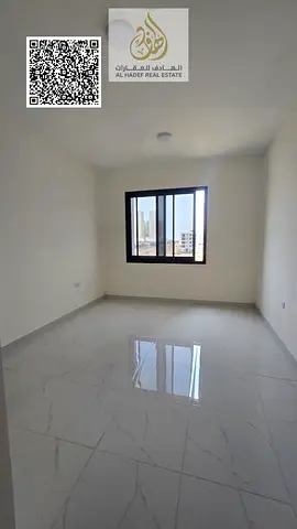 Two-bedroom apartment with a living room, first occupancy, in Al-Aliya area, Ajman, super deluxe finishing.