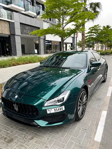 VERY SPECIAL MASERATI, LOW MILEAGE, EXCELLENT CONDITION, WITH UNIQUE VERDE SMERALDO COLO