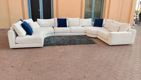 Chattelsmore Olta U Shape Sofa Beige Good Condition