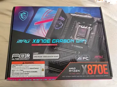MSI X870E Carbon WiFi Motherboard