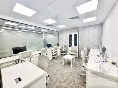 Corporate Offices with Elegant Reception & Lounge Area | Near METRO- SHARAFF DG | Prime Location