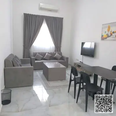 شقة غرفة وصالة مفروشة للإيجار الشهري ✨في عجمان – منطقة الروضة 3 🌊شاملة الفواتير والإنترنت مع فرش فندقي فاخر 🔑جاهزة للسكن