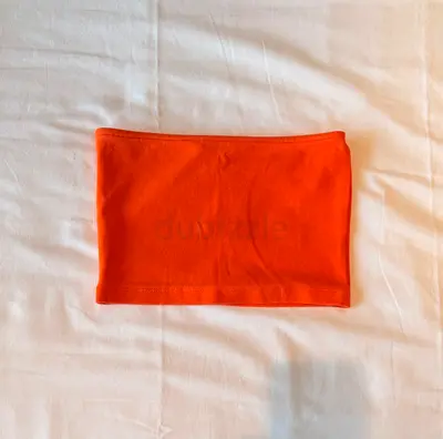 Orange tube top