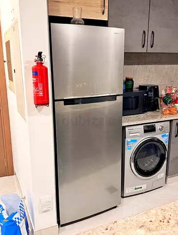 Samsung 321L Net Capacity Top Mount Refrigerator, RT42K5030S8, Silver (With Twin Cooling)