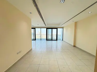 Free AC | Parking, gym & pool | Master rooms | Built-in wardrobes | Maid room | Large balcony | Near Al Qasba