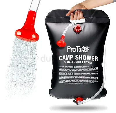 20L Solar Camping Shower Bag, Solar Heating, Portable Water Bag, Portable Camping Climbing Shower, R