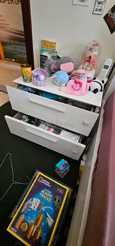 King size bed + side tables for sale