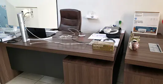 Two office tables