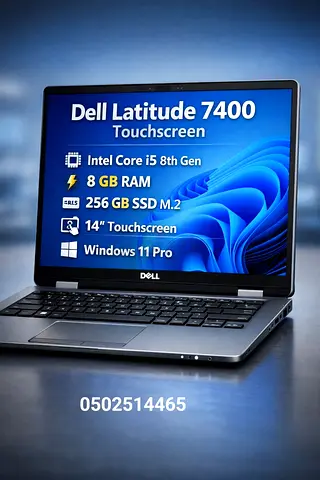 Selling: Dell Latitude 7400 Touchscreen — Intel i5 8th Gen, 8GB RAM, 256GB SSD, Windows 11 Pro