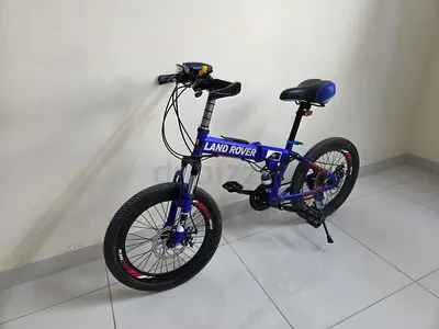 Land Rover foldable mountain bike - blue, 20-inch wheels, used