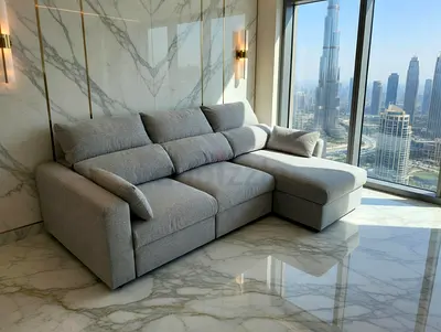 Ikea eskilstuna L shape sofa under storage