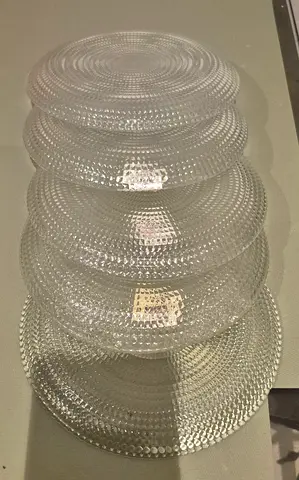 Glass plate - set of 5 pieces