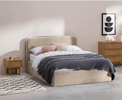 New Queen size bed storage bed with medical mattress Queen bed strong