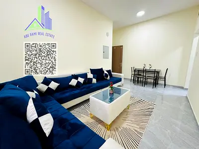 بدون عمولة - كورنيش عجمان غرفة وصالة للايجار -شامل الفواتير + الانترنت