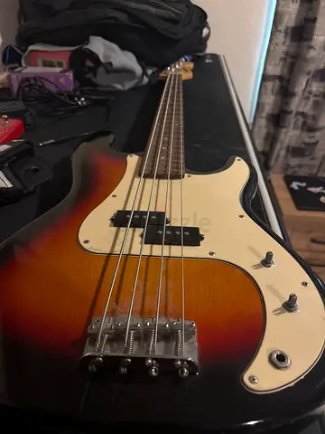 Vintage Electric Bass Guitar