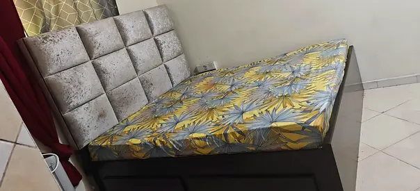 King size bed with mattress