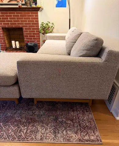West elm sectional sofa
