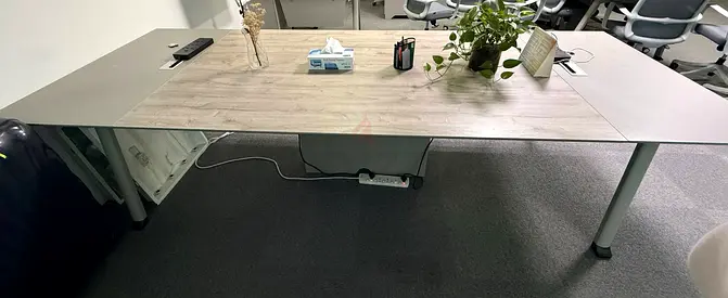 My large 3m shared office workstation desk — used, good condition