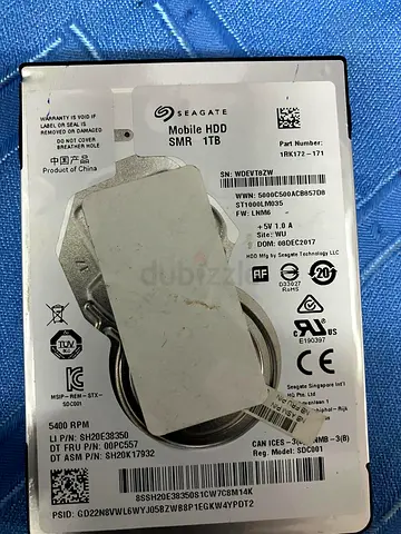 1tb laptop hard disk seegate