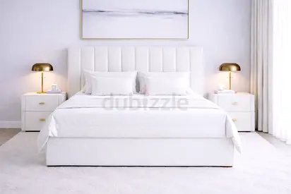 Whait Brand new Queen bed frame storage with medical mattress good Quality Queen bed