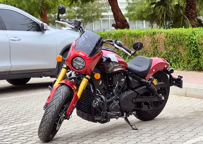 2025 INDIAN SCOUT 101 /BLACK SMOCK RED 1250CC/ DONE 800KM ONLY