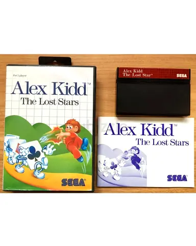 ALEX KIDD THE LOST STARS - SEGA MASTER SYSTEM - CIB - PAL