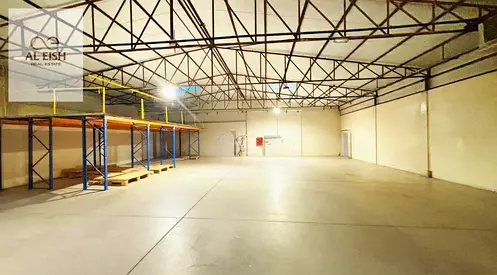 Spacious Warehouse with Mezzanine | Near Airport | Clean Compound