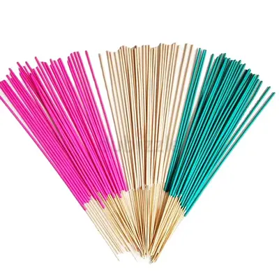 Pack of mixed colored incense sticks - unused