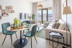 Spacious 1BR with Pool views in JVC | Ideal for Mid-Term, Monthly &amp; Weekely Stays | All Bills In