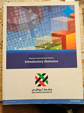 Introductory Statistics - Pearson International Edition (Abu Dhabi University)