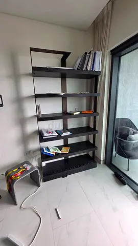 Available high quality tow pice book shelf like a new