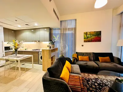 1 Bedroom | Azizi Riviera 22 | Furnished | Courtyard & Pool View