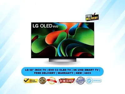 LG 48 Inch TV | C3 OLED evo TV | 4K UHD Smart TV | Free Delivery | Warranty | New | 48C3