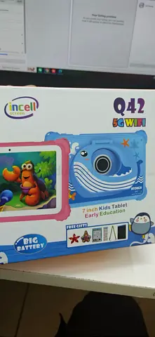 Kids pink InTouch tablet with protective case — used