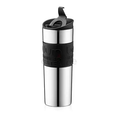 Stainless steel Bodum travel press. Coffee on the go!