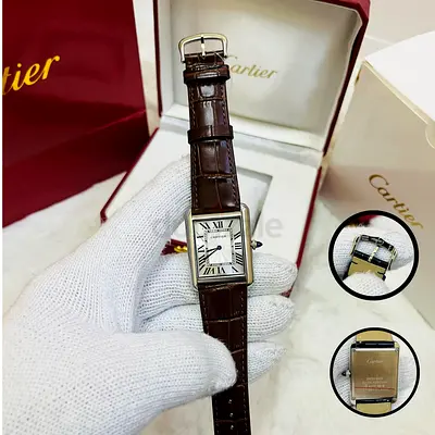 Cartier Leather Strap Watch