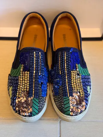 Dsquared2 Stylish Sequin Slip-On Shoes