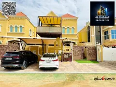 Villa for sale in Al Muwaihat area, Ajman, steps away from the school complex and the Saudi German H