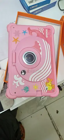 Kids pink InTouch tablet with protective case — used