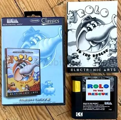 ROLO TO THE RESCUE SEGA MEGA DRIVE Pal