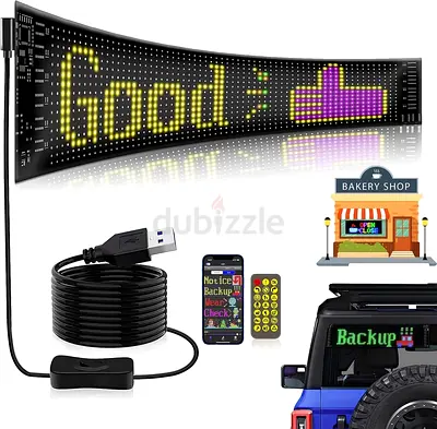 AutoBizarre Flexible Waterproof DIY Customizable LED Matrix Panel Display Screen