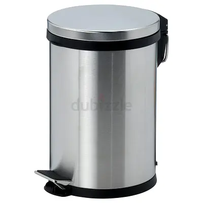 IKEA SNÖRPA Pedal bin, stainless steel, 5 l