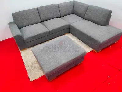 Ikea Sorvallen gray lshape sofa without ottoman