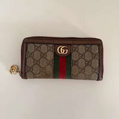 Gucci Ophidia GG Zip Around Wallet