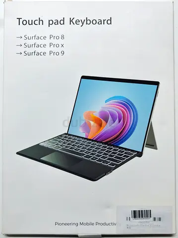 Touch Pad Keyboard Rii SF108 Surface Pro Type Cover, Bluetooth Wireless Keyboard Compatible Microsof